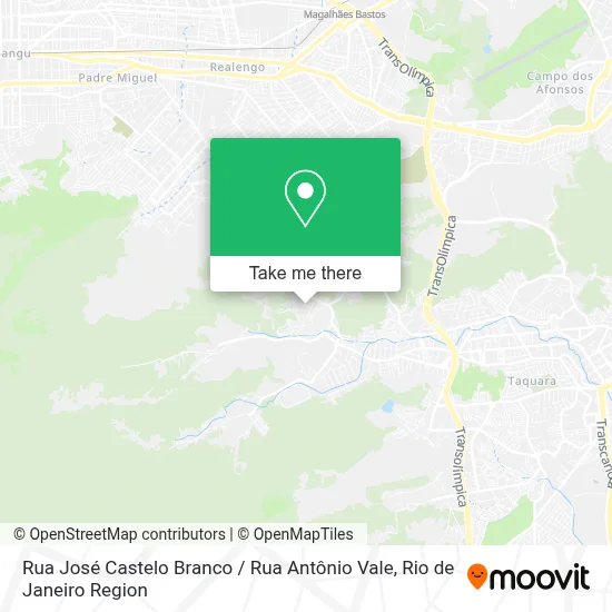 Rua José Castelo Branco / Rua Antônio Vale map