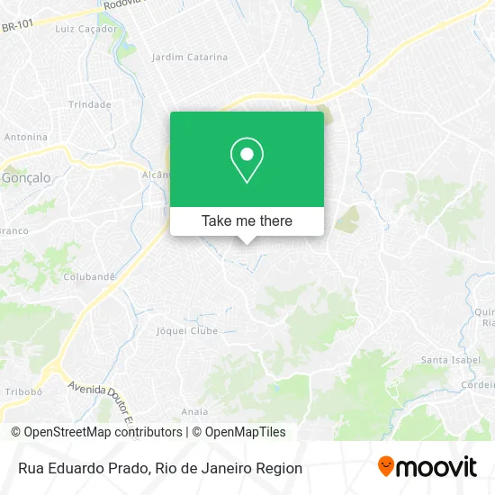 Rua Eduardo Prado map