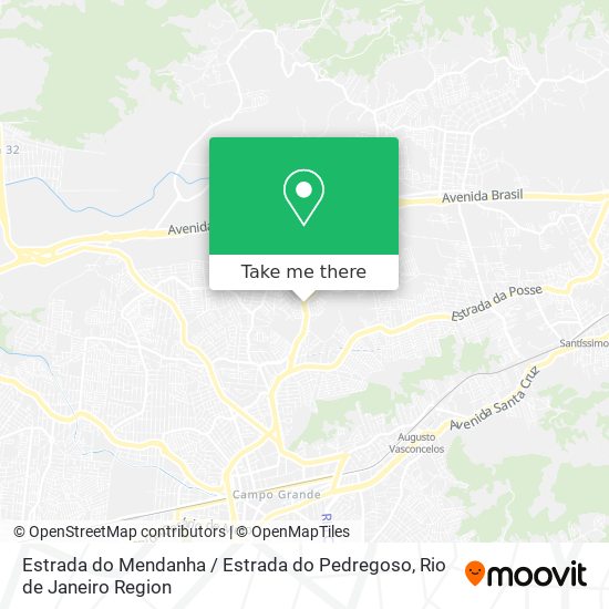 Mapa Estrada do Mendanha / Estrada do Pedregoso