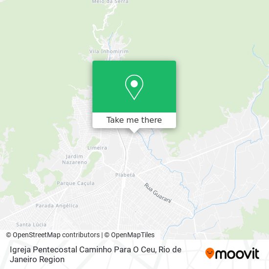 Igreja Pentecostal Caminho Para O Ceu map