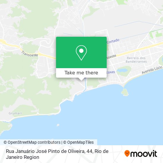 Rua Januário José Pinto de Oliveira, 44 map