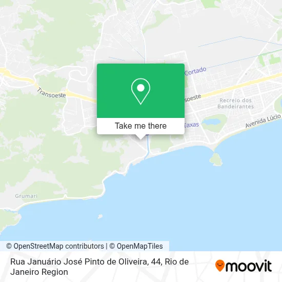 Rua Januário José Pinto de Oliveira, 44 map