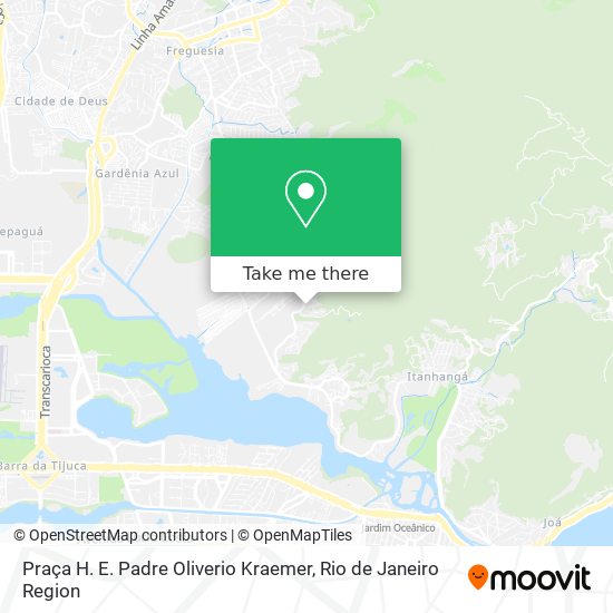 Praça H. E. Padre Oliverio Kraemer map