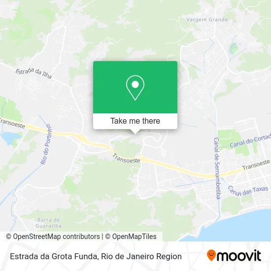 Estrada da Grota Funda map