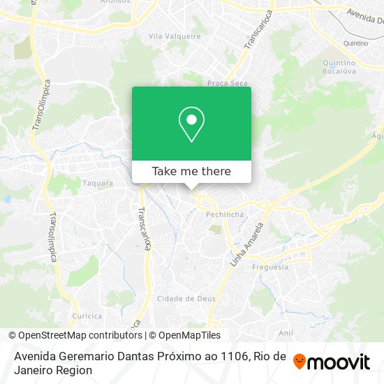 Avenida Geremario Dantas Próximo ao 1106 map