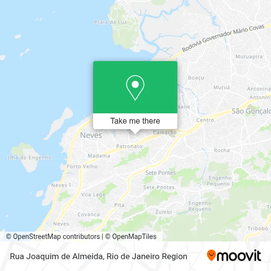 Rua Joaquim de Almeida map