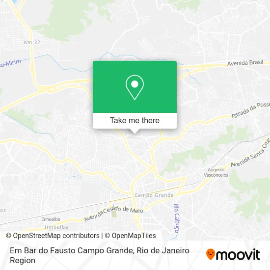 Em Bar do Fausto Campo Grande map