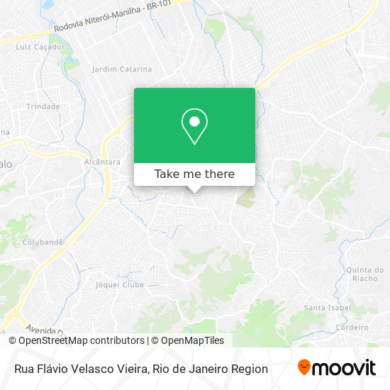 Rua Flávio Velasco Vieira map