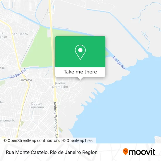 Rua Monte Castelo map