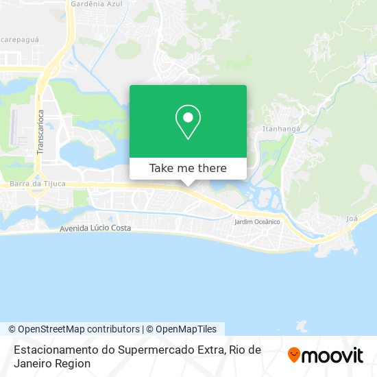 Mapa Estacionamento do Supermercado Extra