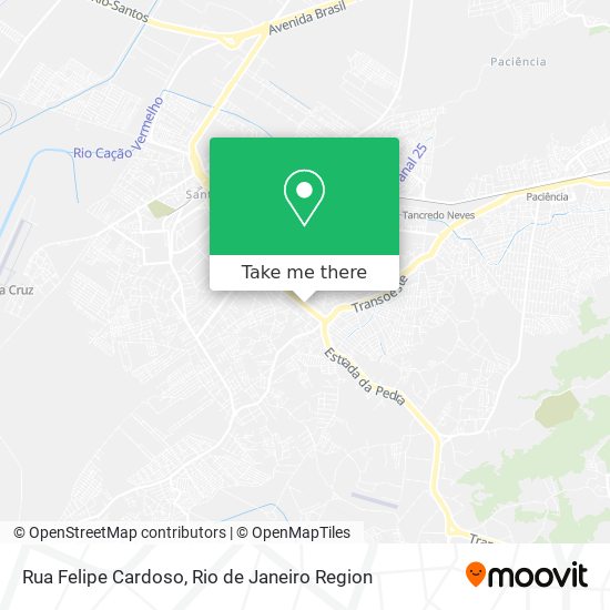 Rua Felipe Cardoso map