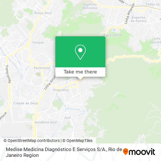 Mapa Medise Medicina Diagnóstico E Serviços S / A.