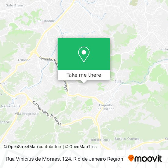 Mapa Rua Vinícius de Moraes, 124