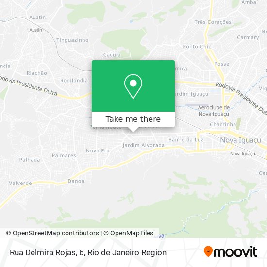 Rua Delmira Rojas, 6 map