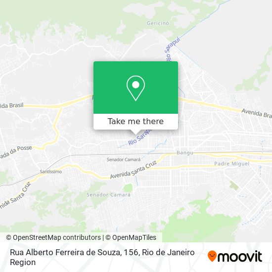 Mapa Rua Alberto Ferreira de Souza, 156