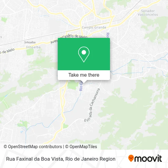 Rua Faxinal da Boa Vista map