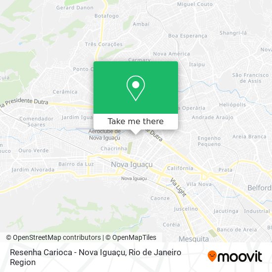Resenha Carioca - Nova Iguaçu map