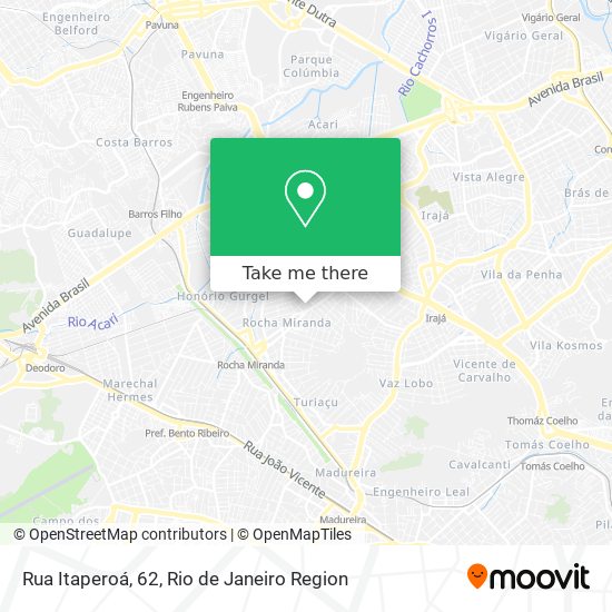 Rua Itaperoá, 62 map