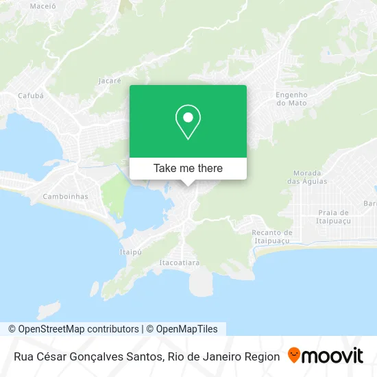 Rua César Gonçalves Santos map
