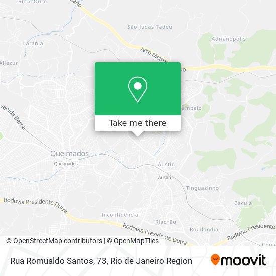 Mapa Rua Romualdo Santos, 73