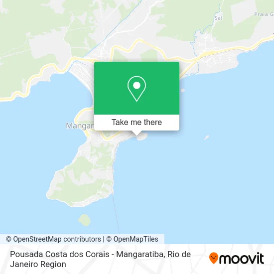 Pousada Costa dos Corais - Mangaratiba map