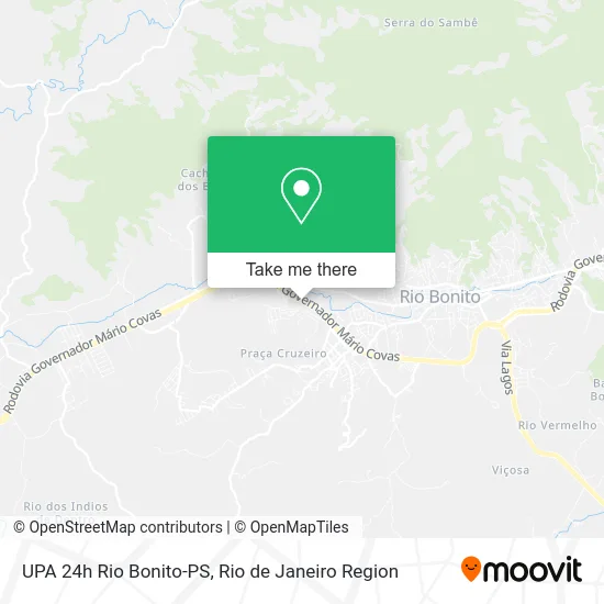 UPA 24h Rio Bonito-PS map