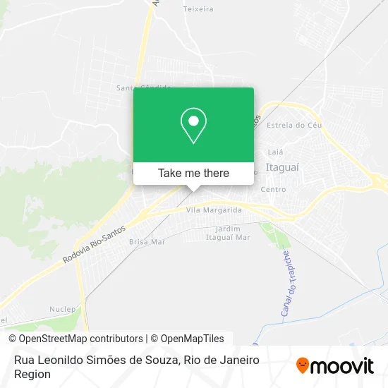 Rua Leonildo Simões de Souza map