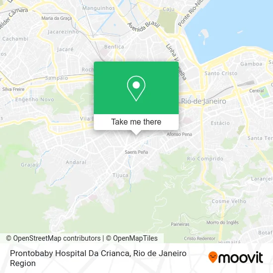 Prontobaby Hospital Da Crianca map