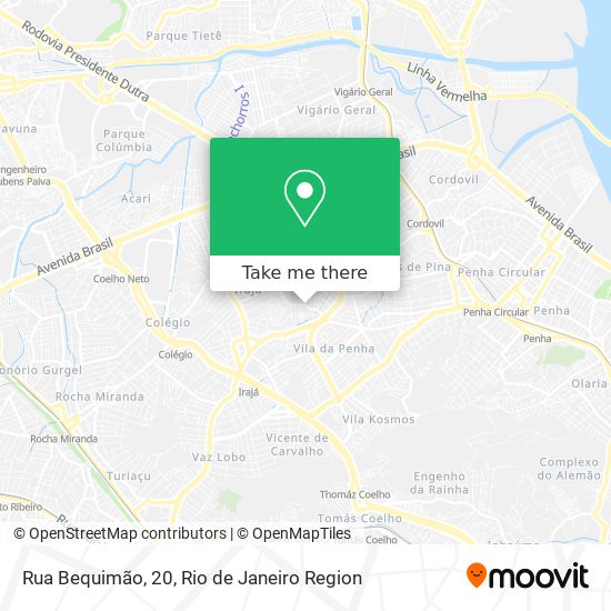 Rua Bequimão, 20 map