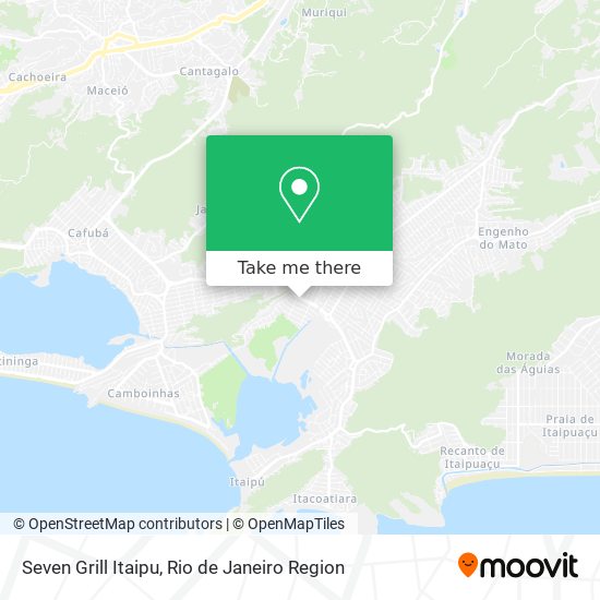 Seven Grill Itaipu map