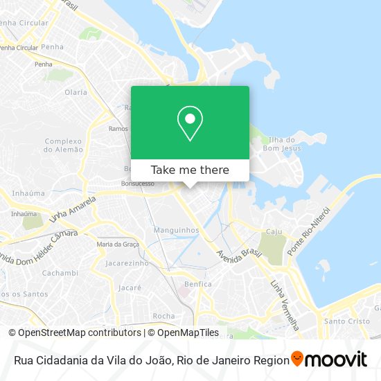 Rua Cidadania da Vila do João map