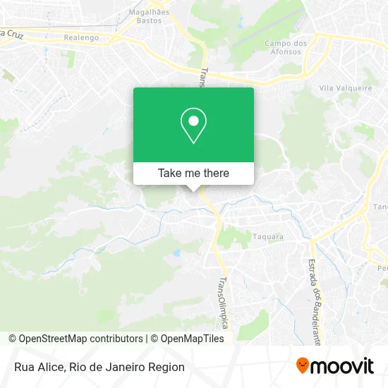 Rua Alice map