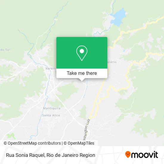 Rua Sonia Raquel map