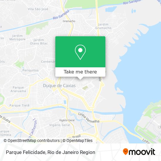 Mapa Parque Felicidade