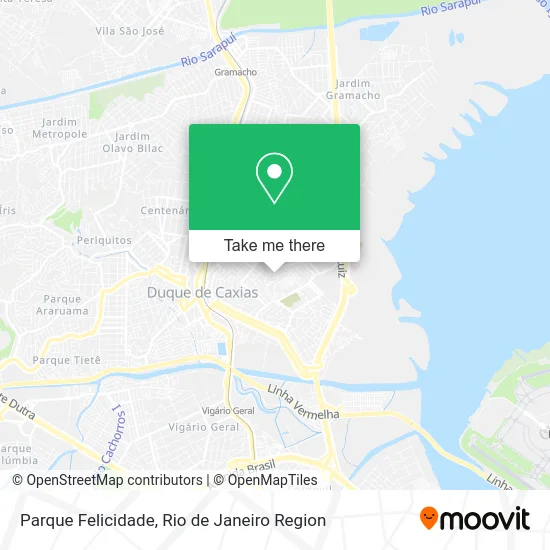 Parque Felicidade map