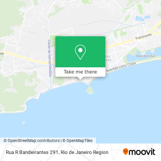 Rua R Bandeirantes 291 map