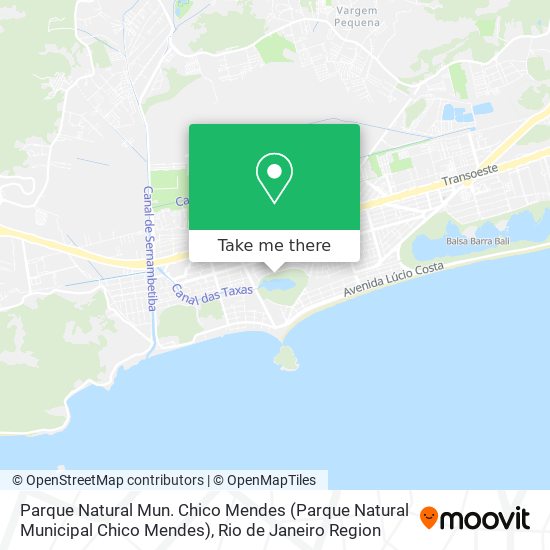 Mapa Parque Natural Mun. Chico Mendes