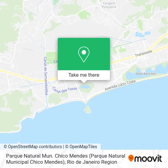 Parque Natural Mun. Chico Mendes map