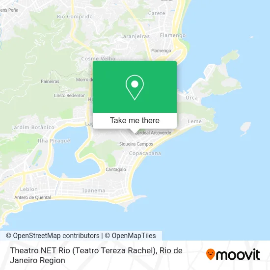 Theatro NET Rio (Teatro Tereza Rachel) map