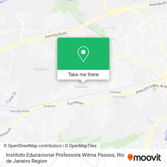 Instituto Educacional Professora Wilma Passos map