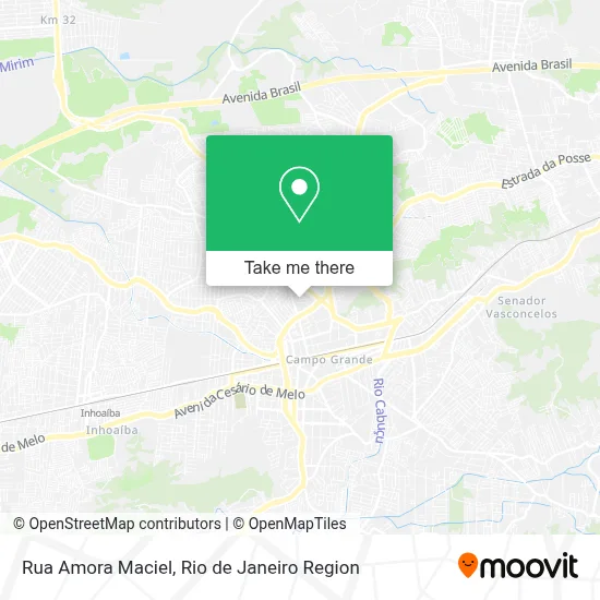 Rua Amora Maciel map