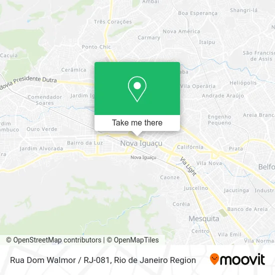 Rua Dom Walmor / RJ-081 map