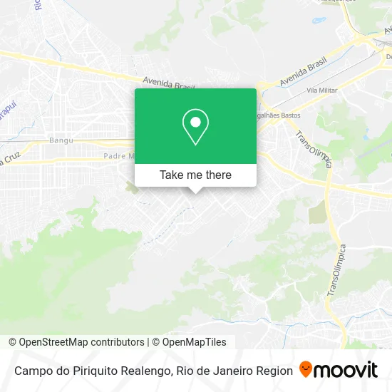 Campo do Piriquito Realengo map