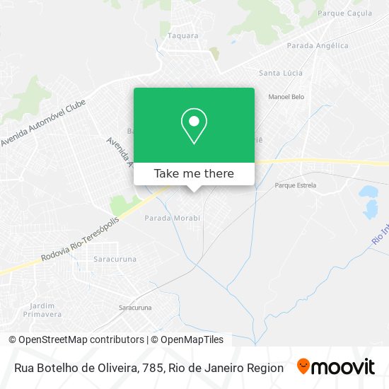 Mapa Rua Botelho de Oliveira, 785