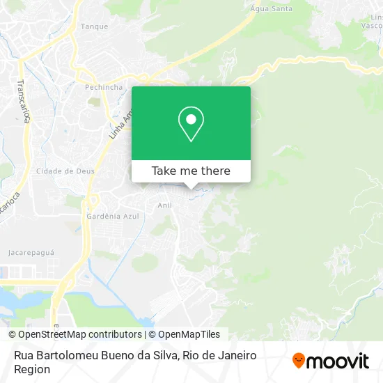 Rua Bartolomeu Bueno da Silva map