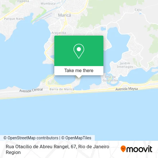 Rua Otacílio de Abreu Rangel, 67 map