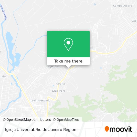 Igreja Universal map