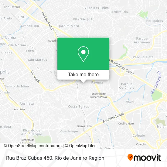 Rua Braz Cubas 450 map