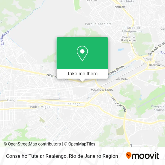 Conselho Tutelar Realengo map