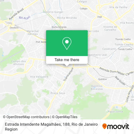Estrada Intendente Magalhães, 188 map